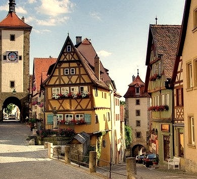 Scenic Village, Rothenburg, Germany 