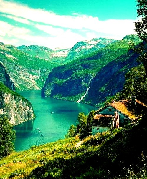 Summer Fjord, Geirangerfjord, Norway 