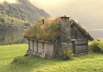Grass Roof House, Norway