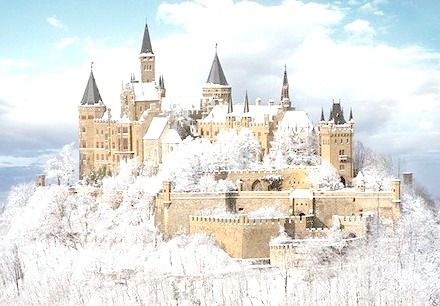 Snow Frosting, Castle Hohenzollern, Germany