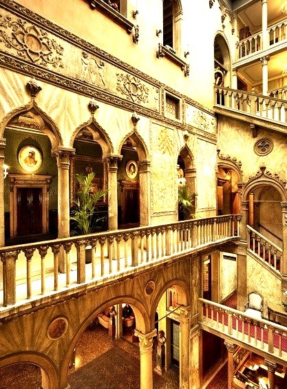 Stairways, Hotel Danieli, Venice, Italy