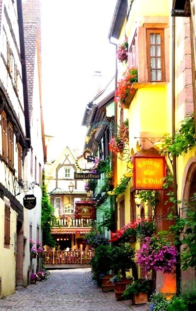 Medieval Village, Alsace, France