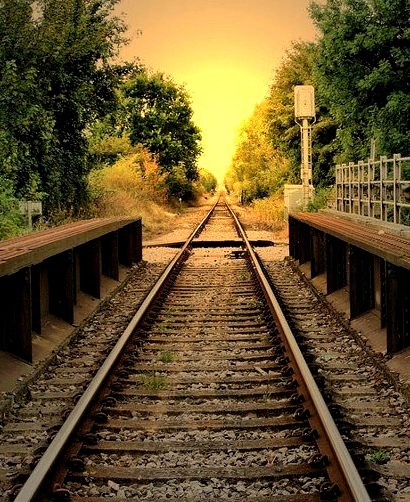 Sunset Rails, Rye, England